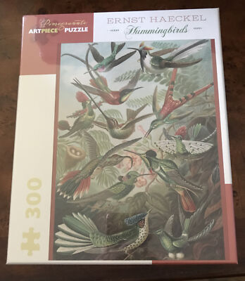 NEW ERNST HAECKEL HUMMINGBIRDS POMEGRANATE ART PIECE PUZZLE Brand New