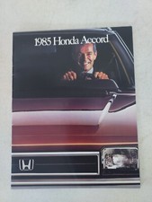 vintage 1985 Honda Accord Sedan Hatchback Car Brochure Catalog 9" x 11"