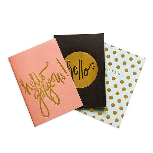 SET OF THREE MY MIND'S EYE TREND COLLECTION NOTEBOOKS HELLO GORGEOUS!  2 OTHERS - Picture 1 of 1