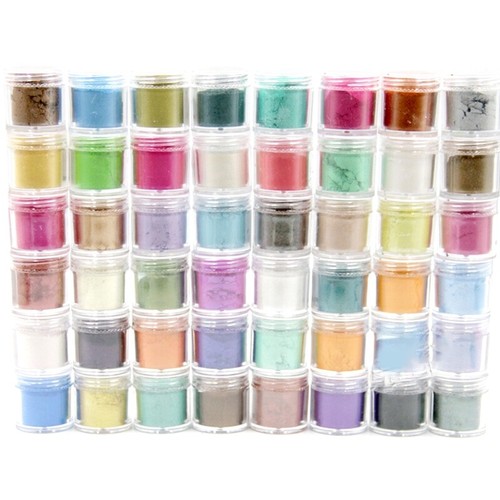 48 Colors Cosmetic Grade Pearlescent Natural Mica Mineral Powder Epoxy Resin Dye