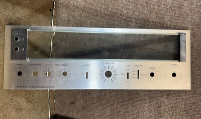 SONY STR-212 AM-FM STEREO RECEIVER WITH PROGRAM SENSOR FRONT PANEL FACEPLATE