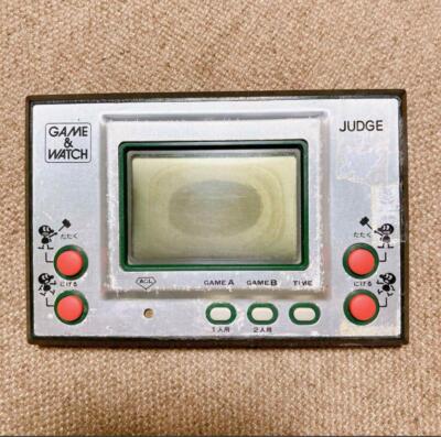 ゲームウォッチ　JUDGE Nintendo Game & Watch Judge IP-05 Wide Screen Tested Used