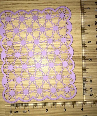 💐5 DAINTY FLORAL cardstock paper die cut embellishment scrapbook / card ...