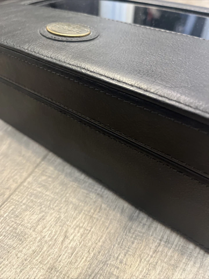 RELOJ FOSSIL WATCH ESTATE CUERO NEGRO 5 PIEZAS, JOYERO MLG0180WS001 Foto 4 de 4