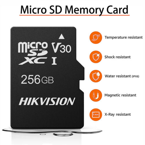 Carte mémoire micro SD 16 32 64 128 256 Go appareil photo TF carte commutateur téléphone portable classe 10 - Photo 1 sur 22