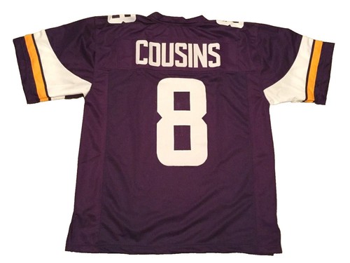 Size L - Kirk Cousins #8 Minnesota Vikings Jersey Kids Purple Nike