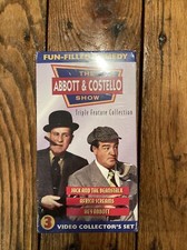 THE ABBOTT AND COSTELLO SHOW Triple Feature collection, 1997 VHS Collector's set
