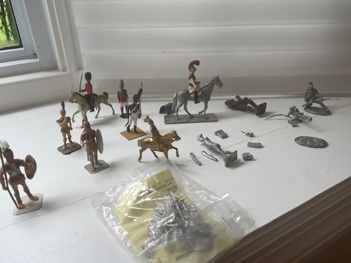 Toy Soldiers 54mm etc. collectors metal - Greek, Napoleonic, etc 12+ figures