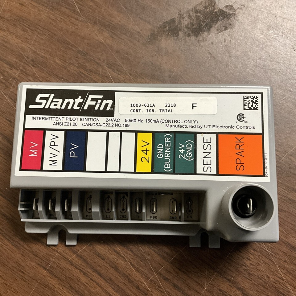 UT ELECTRONIC CONTROLS SLANT FIN 1003-621A 2218 INTERMITTENT PILOT ...