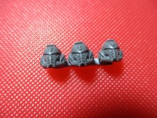 Warhammer 40k Space Marines Intercessors Belt Sergeant Helmet x3 Bits Spares