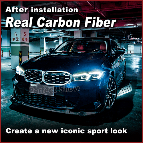 Carbon Frontlippe Front Spoiler Lippe Passt für BMW 3er G20 G28 M340i M-SPORT - Picture 3 of 12