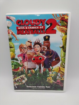 CLOUDY WITH A CHANCE OF MEATBALLS 2 DVD Used 