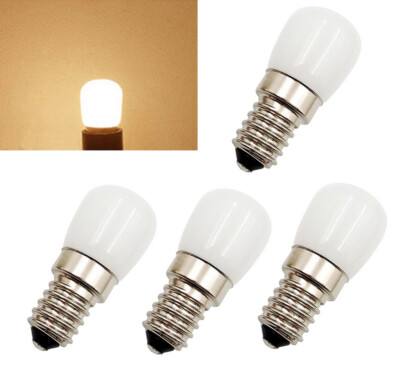4pcs 230V 3W E14 LED Ersatzlampe Nähmaschine Kühlschrank Licht WarmWeiß DHL