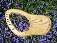 Waldorf Leier pentatonisch Eschenholz 7 Stahlsaiten + Zubehör Klassensatz Harfe