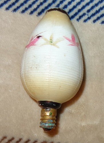 LANTERNA A SOSPENSIONE VINTAGE BASE A VITE BAMBÙ ORIENTALE DESIGN LAMPADINA NON FUNZIONANTE - Foto 2 di 4