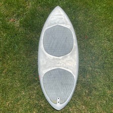 PHASE FIVE 55” WAKESURF BOARD PAINTED 4’6” ADULT SINGLE SKIMBOARD UNISEX SILVER