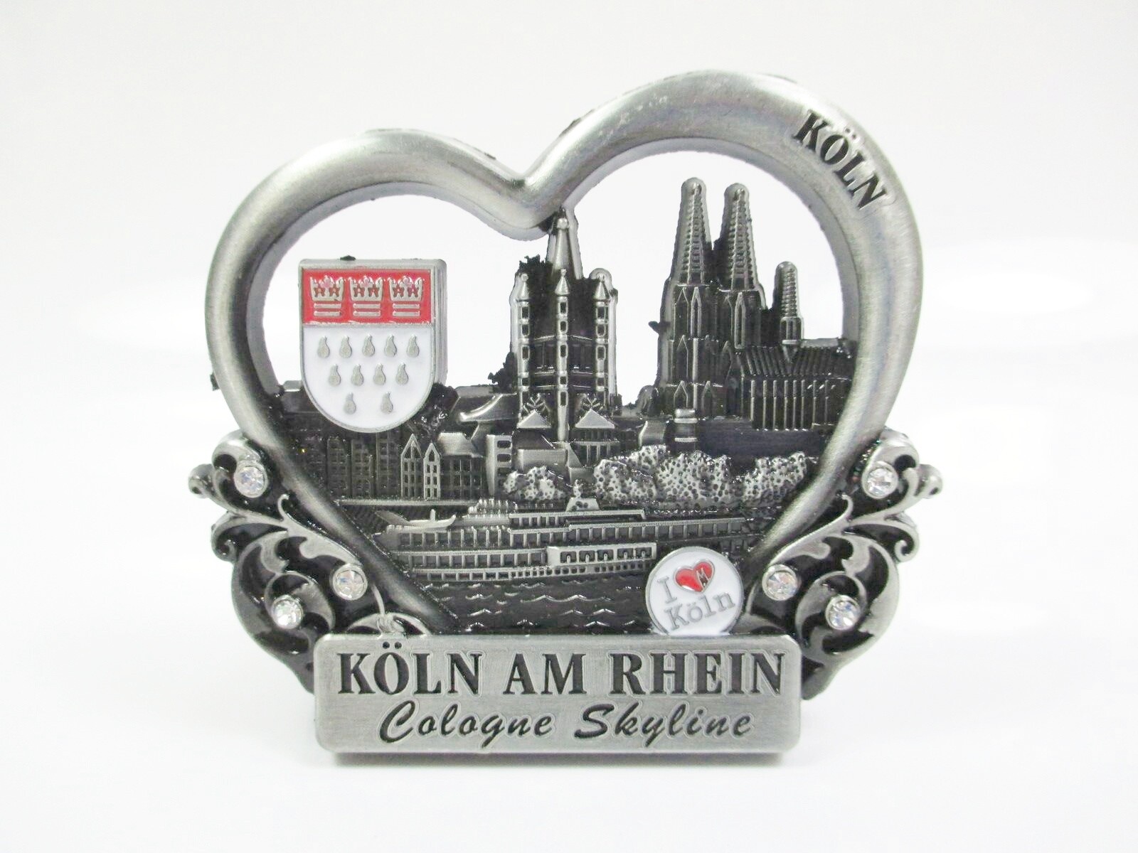 Cologne on the Rhine Cologne Cathedral Cathedral Metal Souvenir Magnet Germany