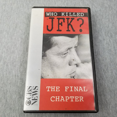 John F Kennedy JFK VHS Tape The Final Chapter CBS President JFK Rare Video