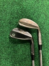 Titleist Vokey SM5 SM6 Raw Jet Black Wedge Set 54 58 Sand Lob Steel RH