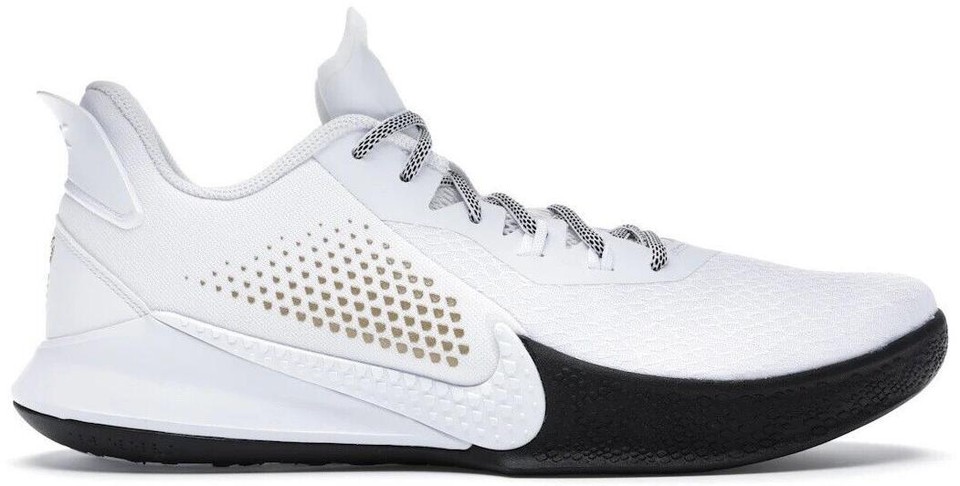 希少　Nike Mamba Fury size 28 Nike Mamba Fury White Metallic Gold for Sale | Authenticity