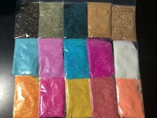 Opalescent Glitter 0.2/0.4mm iridescent Mermaid effect green pink blue US seller