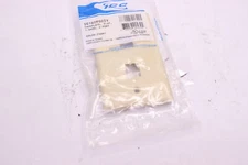 ICC 2-Port 1-Gang Flat Faceplate Ivory IC107F02IV
