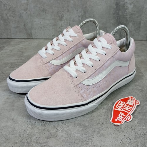 Vans Old Skool Rosa Entrenadores Talla UK 4 Rosa Gamuza Lona Gimnasio Informal Patín 507452 - Imagen 4 de 15