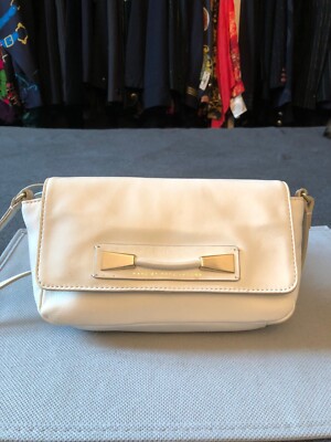 MARC BY MARC JACOBS LUXUS LEDER SCHULTERTASCHE IVORY SILVER ORIGINAL
