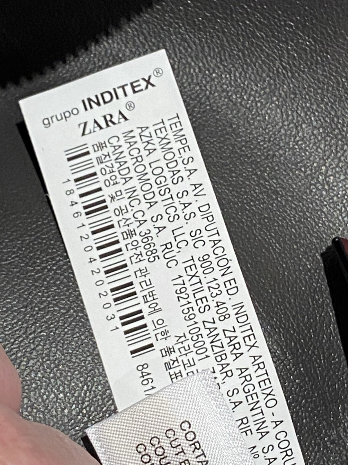 Zara Basic Collection Reversible Tote Handbag Gre… - image 11