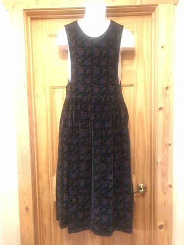 Vtg Modest 90s Jumper Dress Size 10 