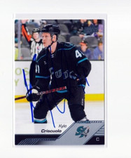 KYLE CRISCUOLO autographed SIGNED '22/23 Upper Deck AHL card SAN JOSE BARRACUDA