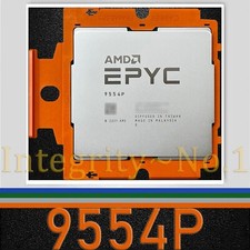 AMD EPYC Genoa 9554P 3.10GHz 64-Core 256MB 36...