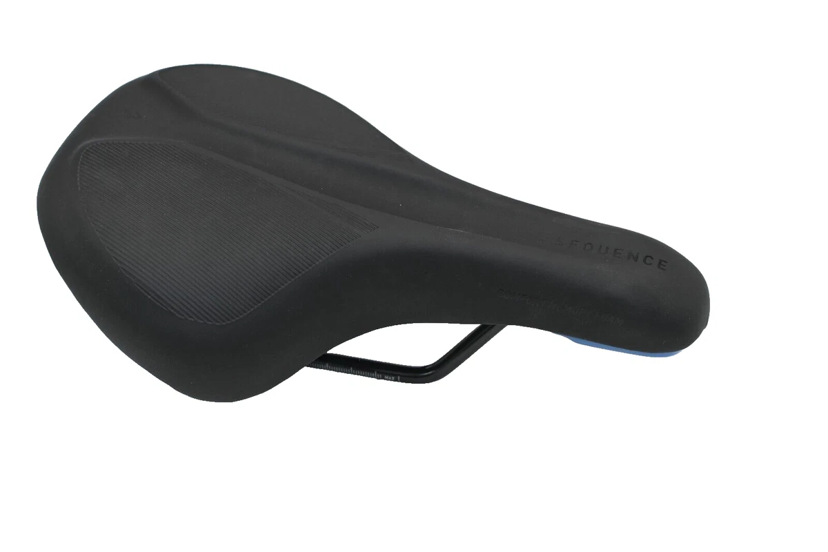 Selle De Vélo Cube Natural Fit Sequence – Confort Mousse à Mémoire De Forme – Noir/vert