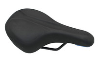 Selle De Vélo Cube Natural Fit Sequence Confort En Mousse À Mémoire Bleu Foncé