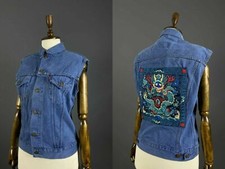 Ladies Vintage Levi Strauss Denim Vest Jacket Size L