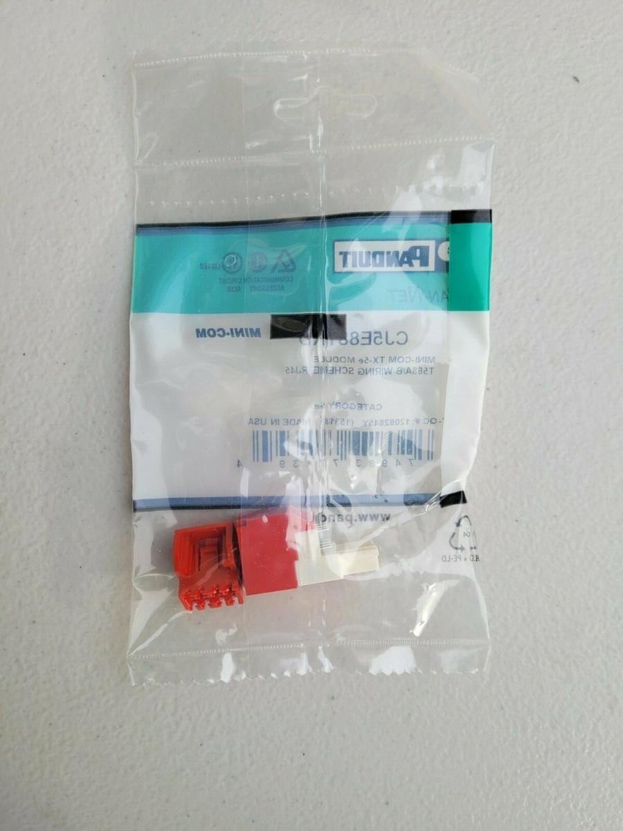 【新品】panduit mini-com cc5e88bl 30個セット Amazon.com: Panduit CJ5E88TGBL-24 Mini-com Cat5E TX-5E