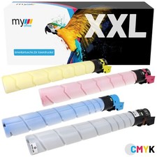 4x Toner für Konica Minolta TN-328 CMYK Bizh...