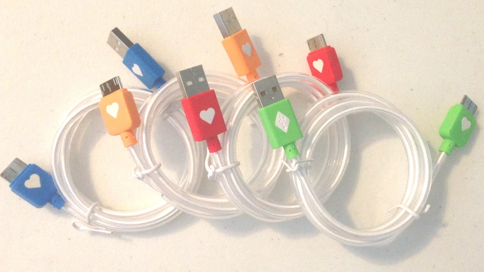 GLOW LED USB 3.0 light data sync charger Cable FOR samsung galaxy s5 & note 3 - Image 2 of 3