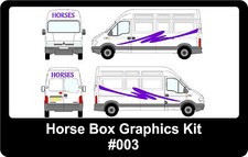 Horse Box Graphics, Available In Any Colour, Graphics Kit #003