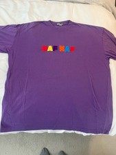 Purple Vintage 90s Naf Naf T-shirt Size TU - One Size