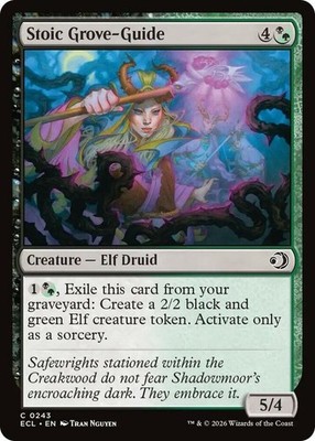 4x Stoic Grove-Guide MTG Lorwyn Eclipsed NM Magic Regular