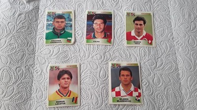 Panini Bilder 5 Stück EM 1996 Euro Fussball