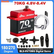 70KG High Torque 4.8-8.4V 180/270 Digital Servo Motor Waterproof for RC Car 1:8