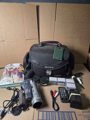 Sony Handycam DCR-IP220E Handheld MicroMV Camcorder Silver Tested