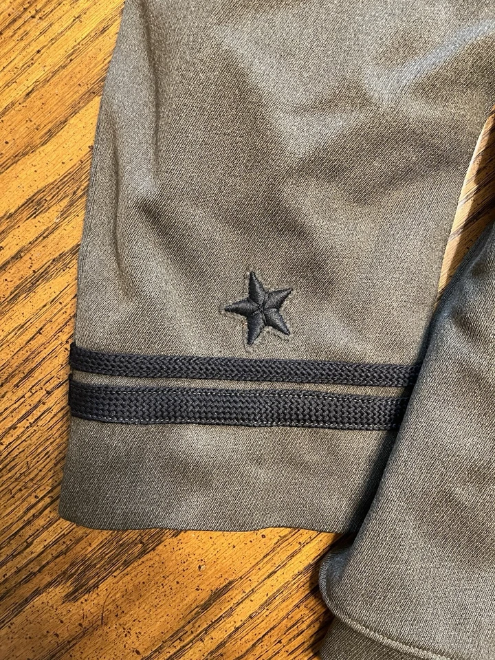 Vtg Original WWII USN Green Aviator Pilot Uniform Blazer & Pants  - Image 3 of 4