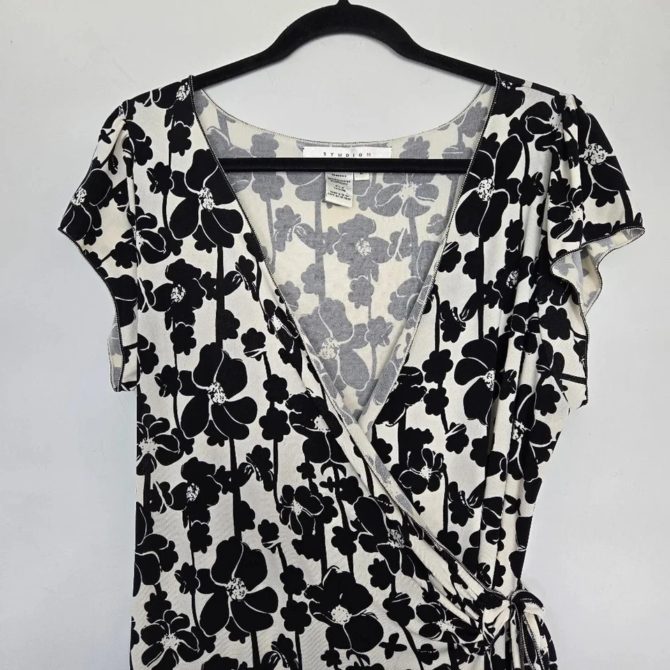 Studio M цветочный надежном платье женщин L винтажный Y2K женский Tradwife повседневный учитель - Изображение 3 из 4