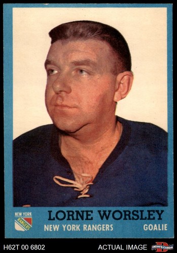 Gump Worsley #45 1962 Topps card