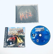 Destruction Derby Raw (Sony PlayStation 1) PS1 CIB