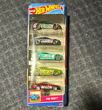 Hot Wheels HW Drift Diecast 1:64 Car 5-Pack 2013/2017 Multicolor Unopened Box