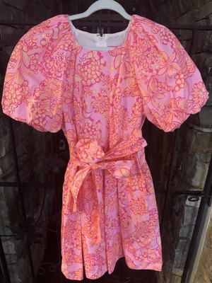 NWOT Lilly Pulitzer Women's Knoxlie Dress In Mandevilla Baby Days Bloom; Size 6